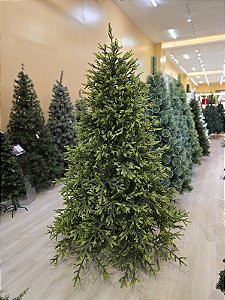 Árvore Luxo Pinheiro Super Realista Nordik 2,10Cm 917 Galhos Emborrachados