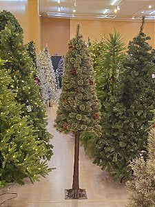 Árvore Pinheiro Forest Com Pinhas 1,95Cm 241 Galhos