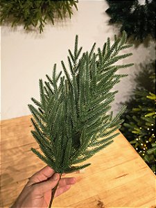 Galho Folha De Pinheiro Toque Real 70Cm