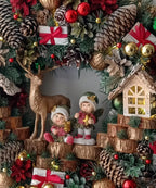 Guirlanda Decoração Natalina Luxo com Led 65CM