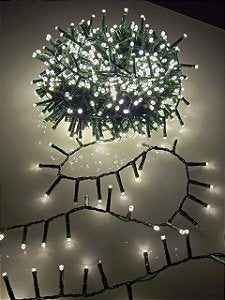 Pisca Festão 900 Leds 20 Metros Branco Neutro Com Strobo Bivolt
