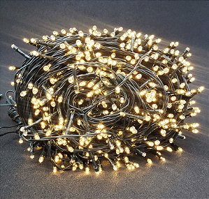 Pisca 1000 Leds 80 Metros Warm 8 Funções Com Memória Uso Interno E Externo Bivolt