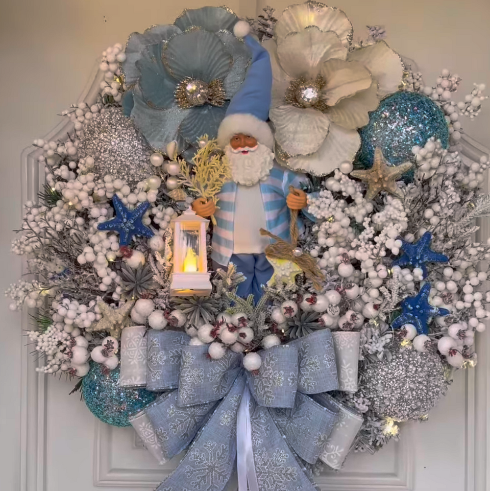 Guirlanda De Natal Mar C/ Led 50cm