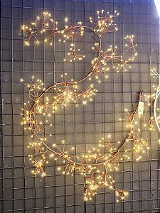 Galho Fio De Fada 480 Leds Warm Com Strobo Uso Interno E Externo 1,80Cm Bivolt