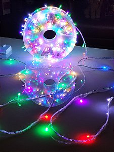 Pisca 520 Leds 100 Metros Colorido Com Funções 110V