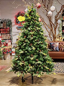 Árvore Pinheiro Constelação 400 Leds Warm 1241 Galhos 2,10Cm Modelo Click
