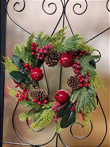 Guirlanda Decorada Romã 60Cm