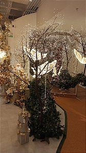Árvore Aramada Fio De Fada 1920 Leds 240Cm Bivolt