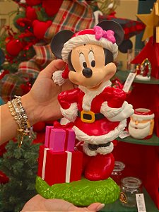 Minnie Com Laço E Presentes 30,5Cm