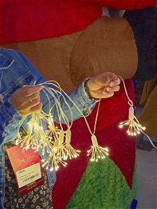 Pisca Cordão Com 10 Cartuchos Com Fio De Fada Warm 2,70Cm